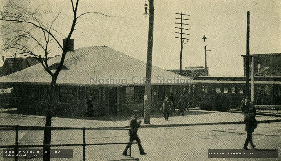 Postcard: Narrow Gauge Depot, Beachmont, Massachusetts